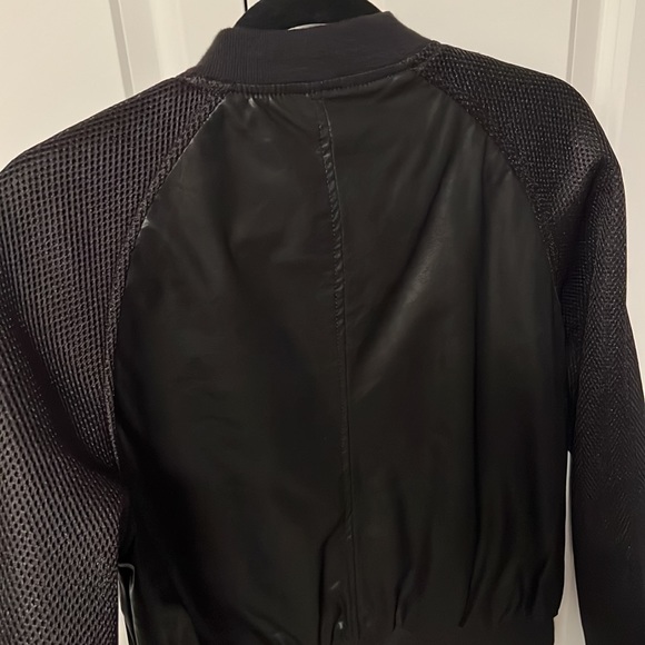 WILLIAM RAST Faux Leather Jacket. Black color, Size Large. - Picture 7 of 7